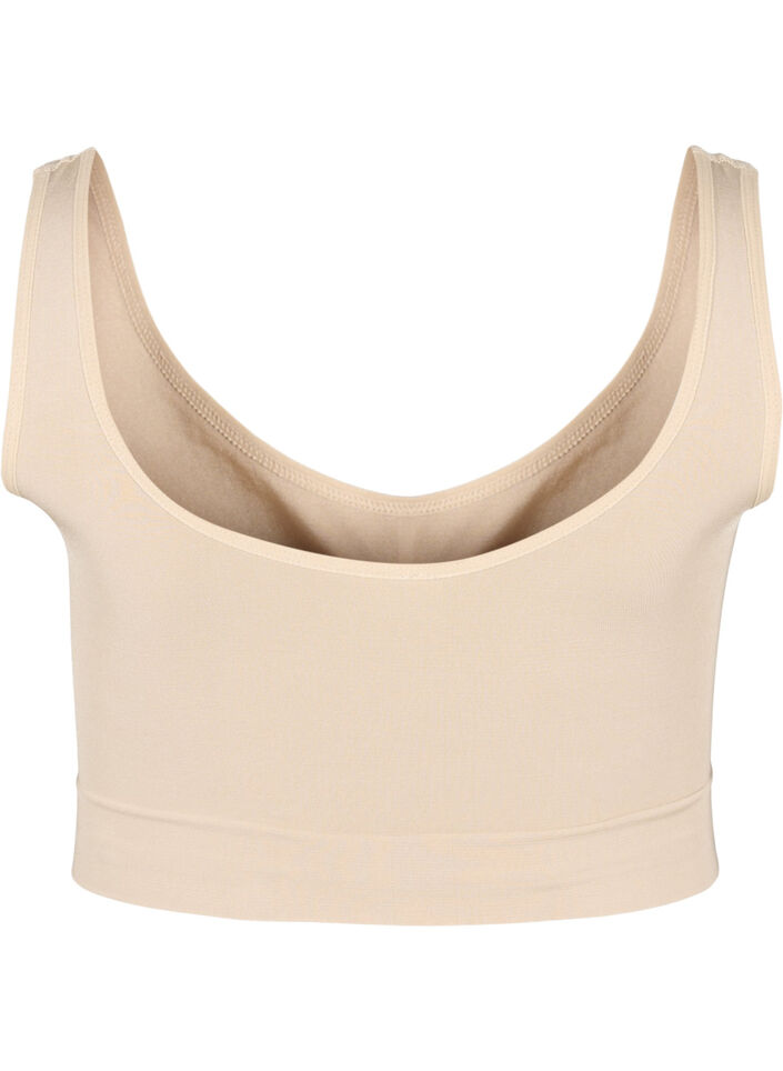 Weicher BH ohne Wattierung., Beige, Packshot image number 1