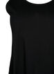 Ärmelloses Kleid aus Baumwolle mit A-Linie, Black, Packshot image number 2