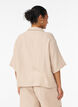 Bluse aus Baumwoll-Musselin mit gestickten Details, Beige, Model image number 2