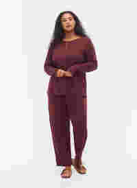 Pyjamahose aus Baumwolle mit Muster, Port Royal, Model