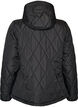 Leicht wattierte Jacke mit Rautensteppung, Schwarz, Packshot image number 1