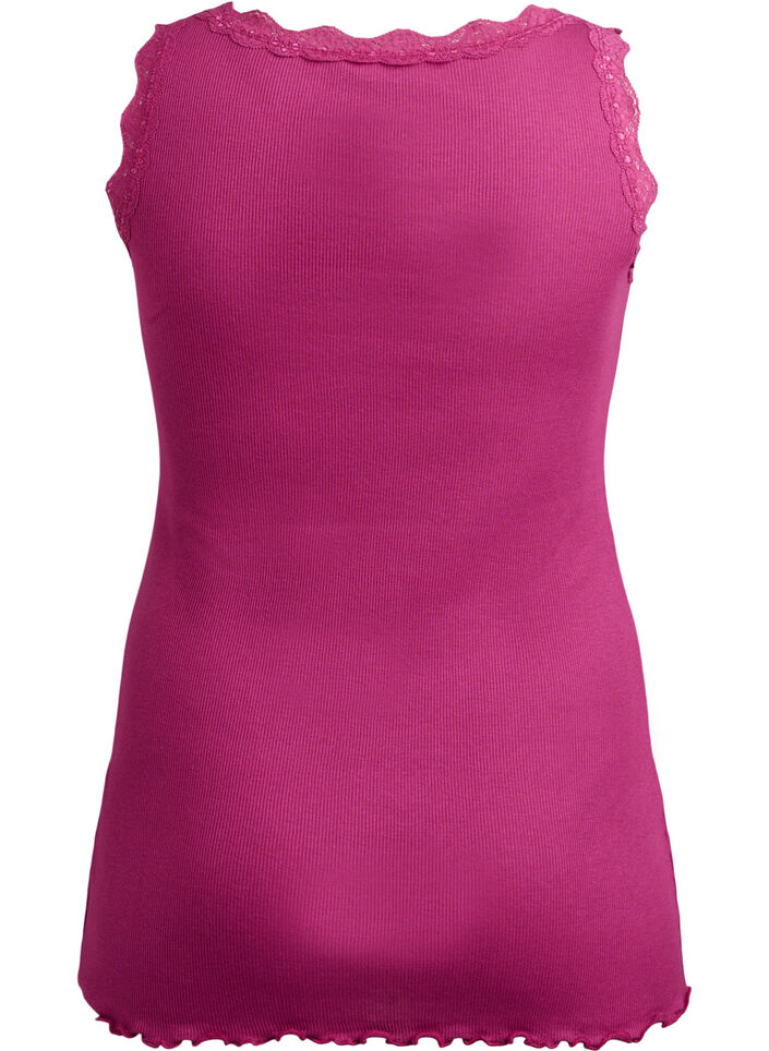 Top mit Spitzen, Rot, Packshot image number 1