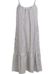 Sommerkleid mit Streifen und A-Linie, Schwarz, Packshot image number 0