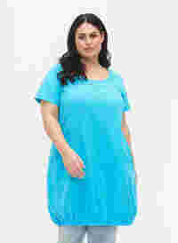 Kurzarm Kleid aus Baumwolle, Blue Atoll, Model