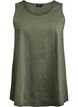 Top aus Baumwolle mit A-Linie, Grün, Packshot image number 0
