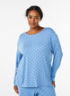 Schlafbluse aus Modal mit langen Ärmeln, Blau, Model image number 0