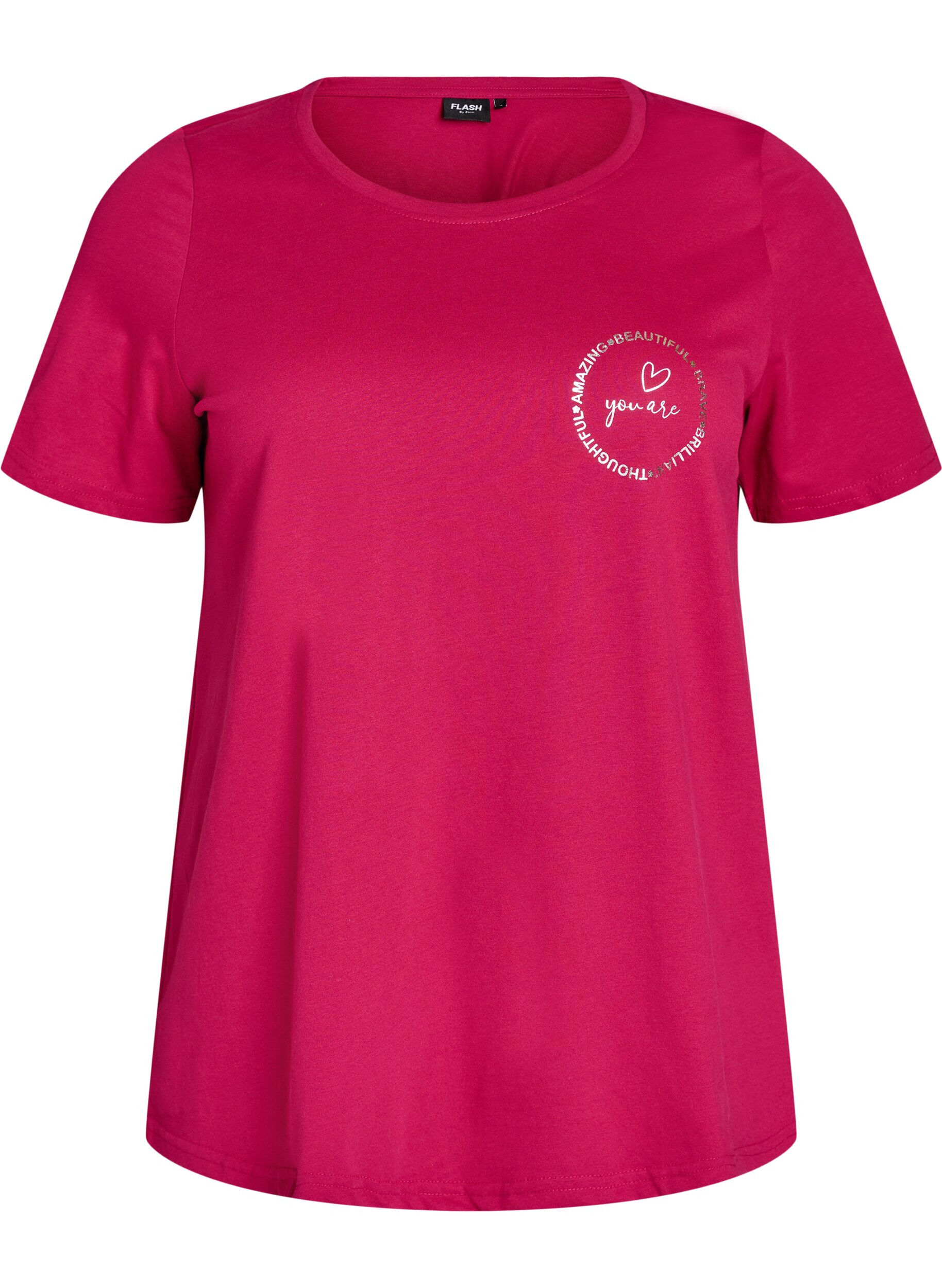 ZizziT-Shirt mit Print, Rot, Packshot image number 0