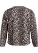 Sweatshirt mit Leopardenmuster in verwaschener Optik, Braun, Packshot image number 1