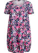 Kurz&auml;rmliges Baumwollkleid mit Print, Blau, Packshot image number 0