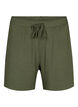 Lockere Shorts aus Viskose mit Ripp, Thyme, Packshot image number 0