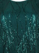 Langärmliges Paillettenkleid mit Muster, Rain Forest, Packshot image number 2