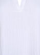 Kurzes A-Linien-Kleid aus Baumwollmusselin, Weiß, Packshot image number 2