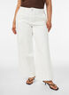 Myra Jeans mit hoher Taille und weiter Passform, Wei&szlig;, Model image number 2