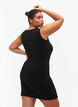 Ärmelloses Kleid mit Slim Fit, Black, Model image number 1