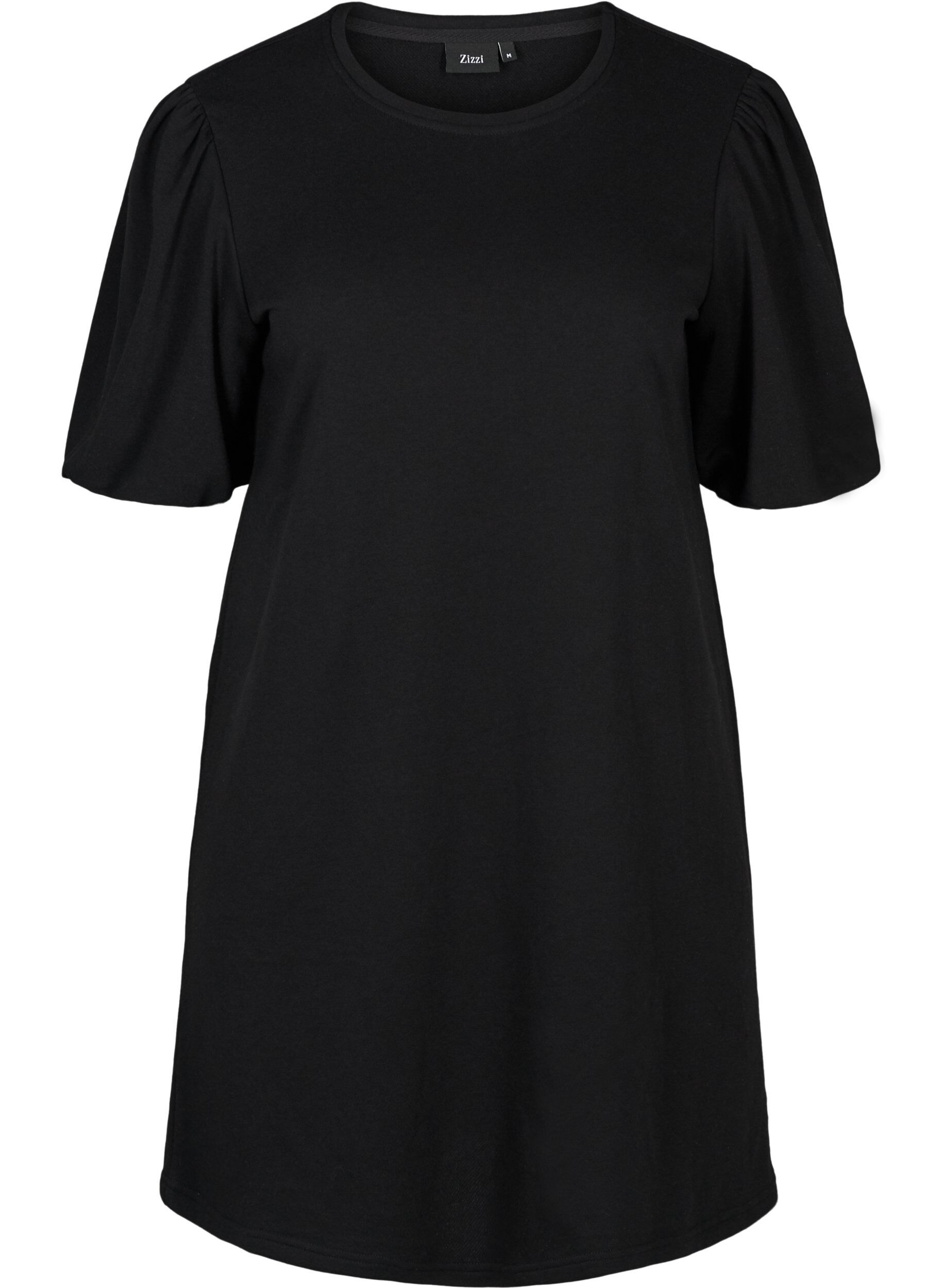 Zizzi Sweatkleid, Black, Packshot image number 0