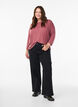 Bluse aus Jersey mit 3/4-&Auml;rmeln, Rot, Model image number 1