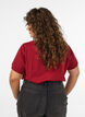 Weihnachts-T-Shirt aus Bio-Baumwolle, Rot, Model image number 2
