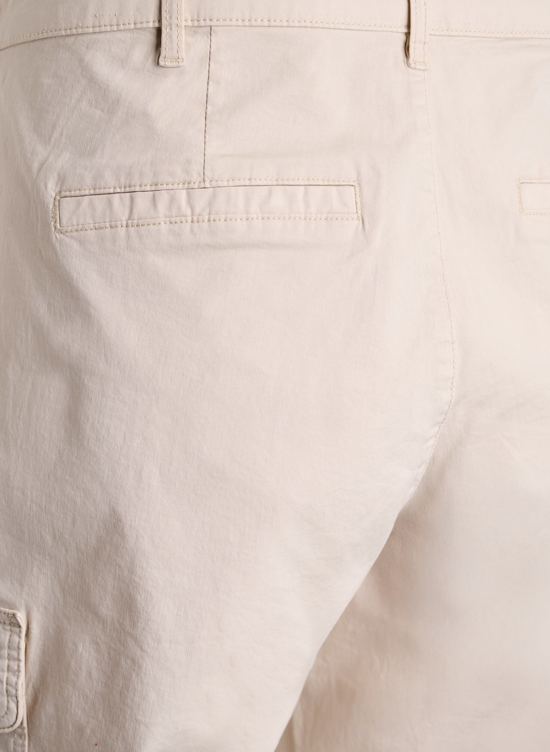 Zizzi Cargo-Knickers mit hoher Taille, Beige, Packshot image number 3