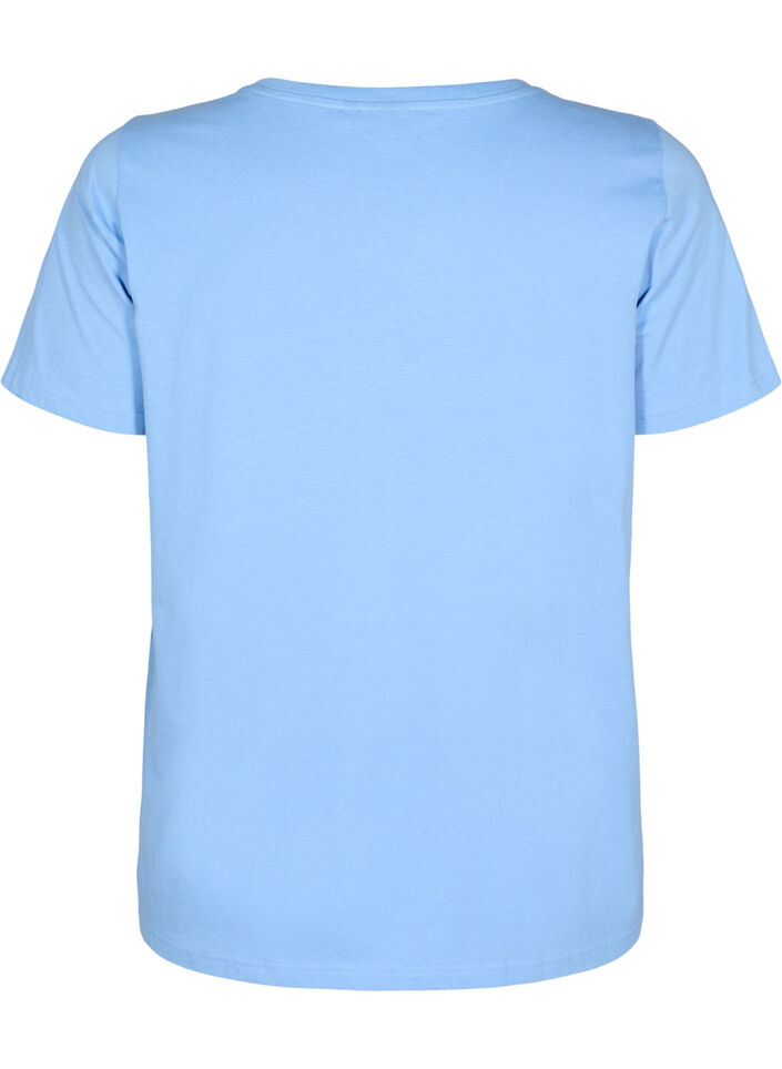 Baumwoll-T-Shirt mit Motiv, D.R.Blue w. Every, Packshot image number 1