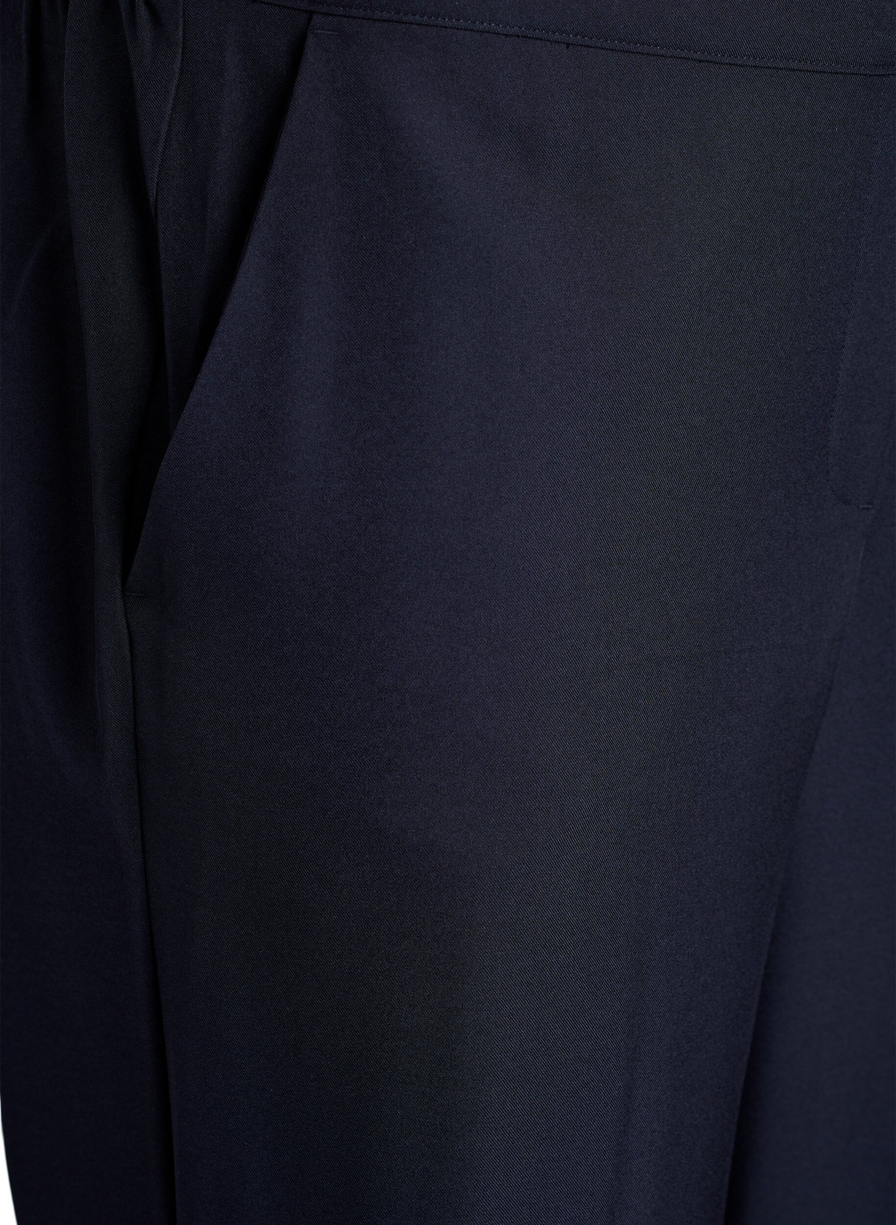 Zizzi FLASH - Lockere Hose mit Taschen, Schwarz, Packshot image number 2