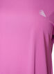 Einfarbiges Trainings-T-Shirt, Lila, Packshot image number 2