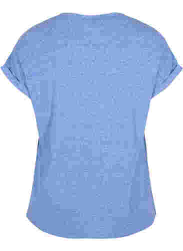 Melange-T-Shirt mit kurzen Ärmeln, Surf the web Mél, Packshot image number 1