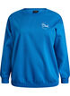 Sweatshirt mit Textprint, Blau, Packshot image number 0