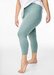 Basic 3/4-Leggings aus Viskose, Grün, Model image number 0