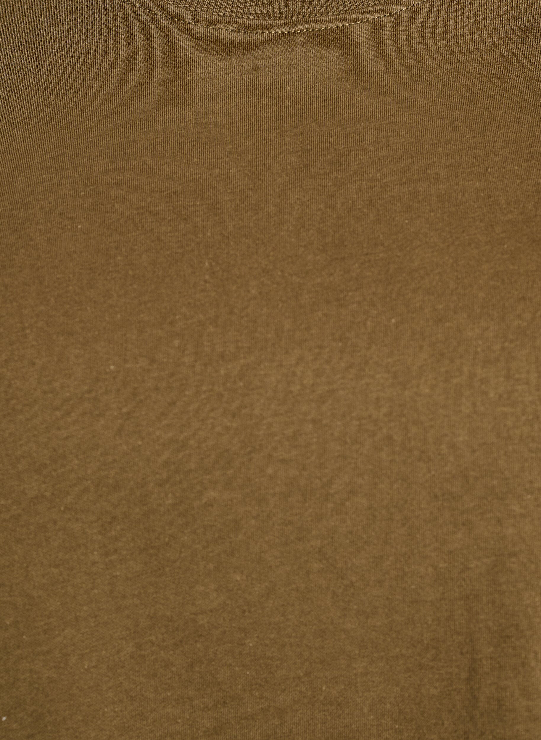 Zizzi Basic-T-Shirt aus Baumwolle mit Rundhalsausschnitt, Gr&uuml;n, Packshot image number 2