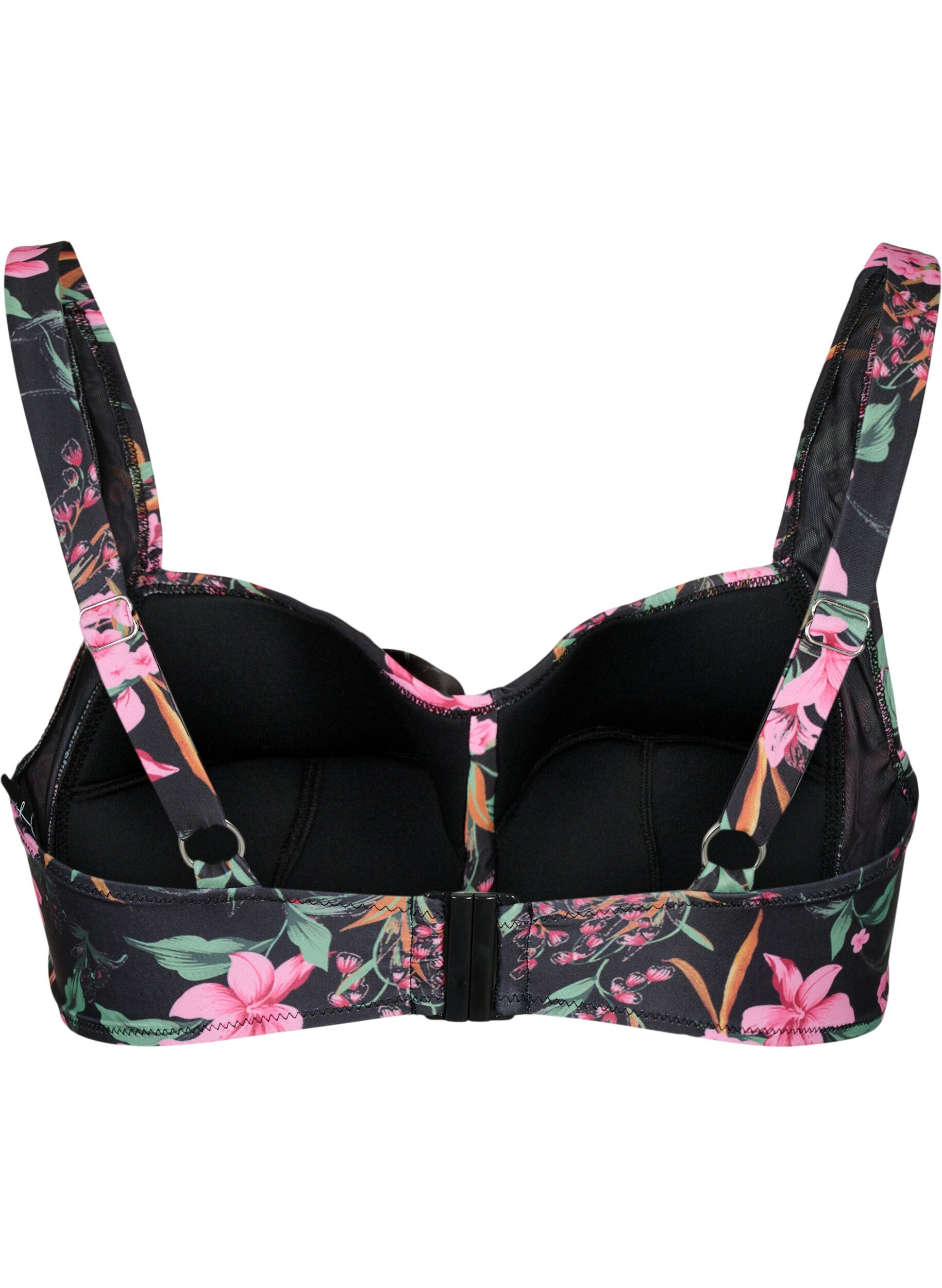Zizzi Bedrucktes Bikini-Top, Palm Leaf AOP, Packshot image number 1