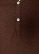 T-Shirt mit Knopfleiste, Braun, Packshot image number 2