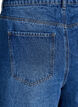 Hoch taillierte Shorts aus Denim, Blau, Packshot image number 3