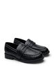 Extra-Weite - Lederloafer mit Nieten, Schwarz, Packshot image number 1