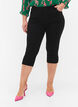 Amy Caprijeans mit hohem Taille und Super Slim Fit, Schwarz, Model image number 3