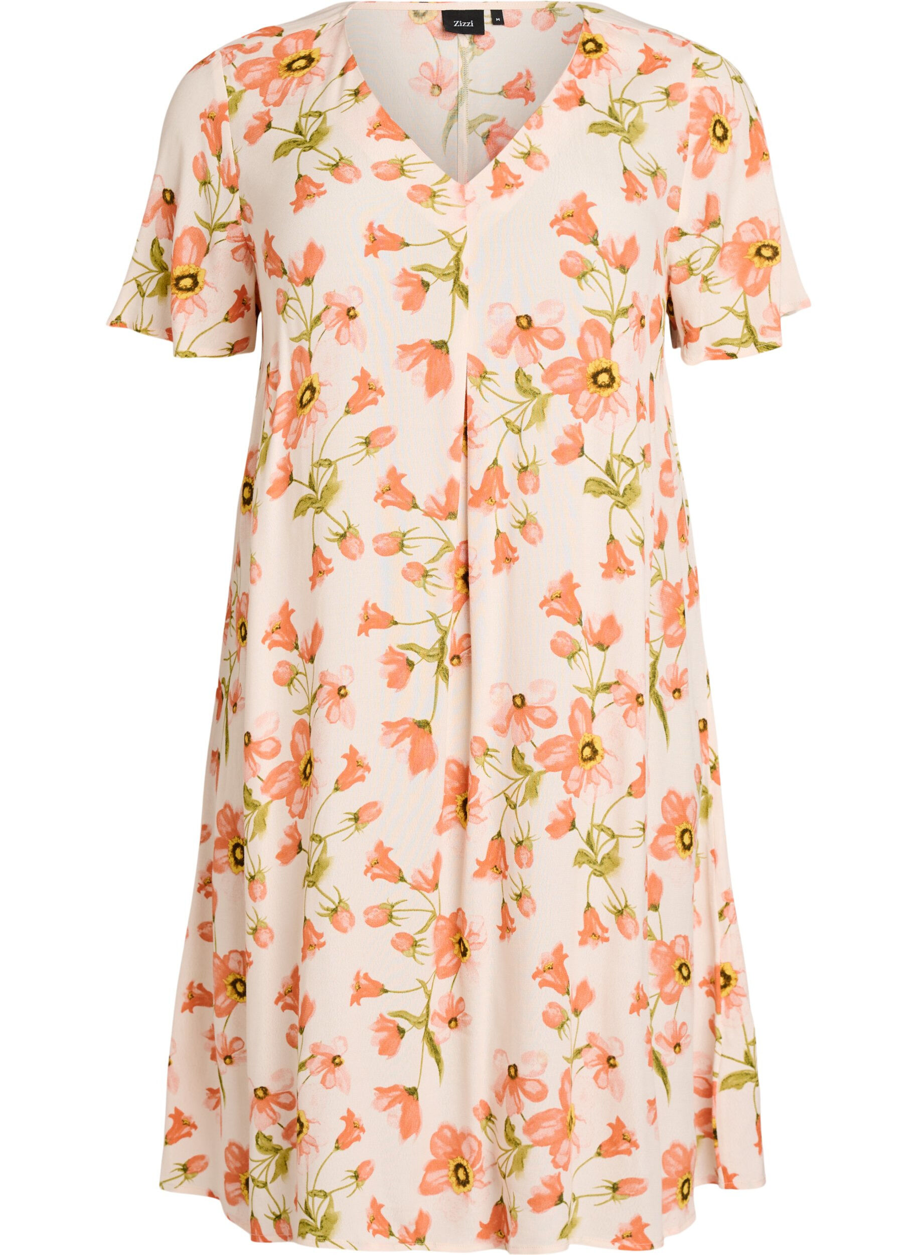 A-Linien-Kleid aus Viskose