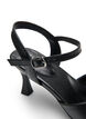 Pumps mit offener Spitze und eckiger Zehenform, Schwarz, Packshot image number 4