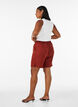 Shorts mit Taschen und hoher Taille, Rot, Model image number 2