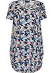 Kurz&auml;rmliges Baumwollkleid mit Aufdruck, Blau, Packshot image number 0