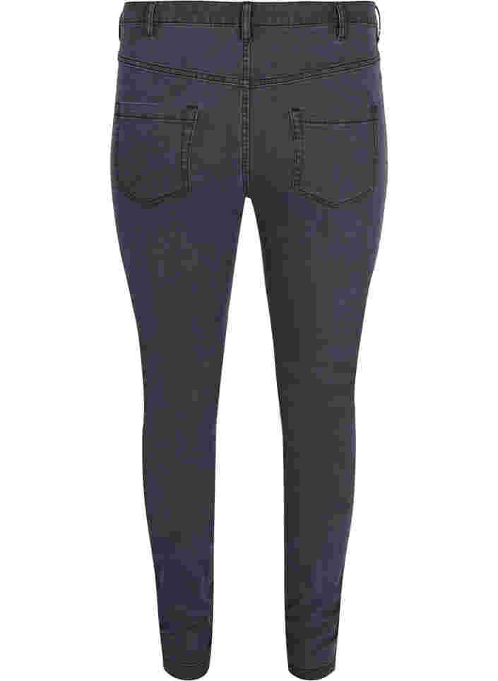 Hochtaillierte Super Slim Amy Jeans, Grey Denim, Packshot image number 1