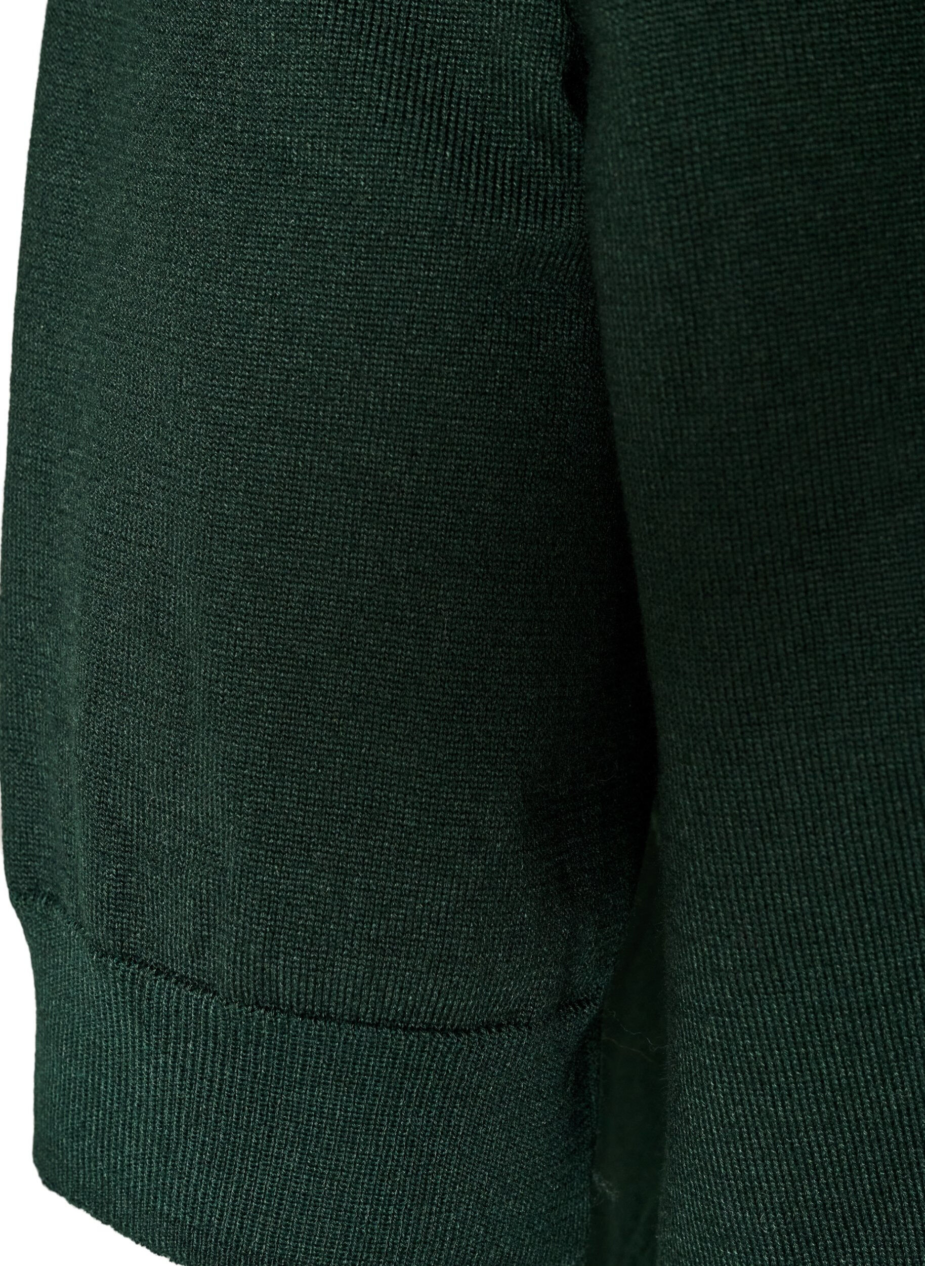 ZizziFein gestrickte Bluse mit kurzen &Auml;rmeln, Gr&uuml;n, Packshot image number 3