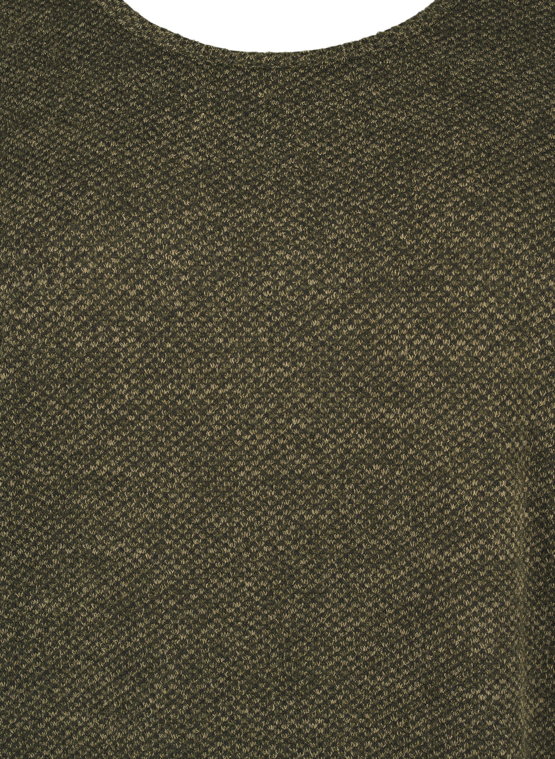 Zizzi T-Shirt-Kleid mit kurzen &Auml;rmeln, Winter Moss, Packshot image number 2