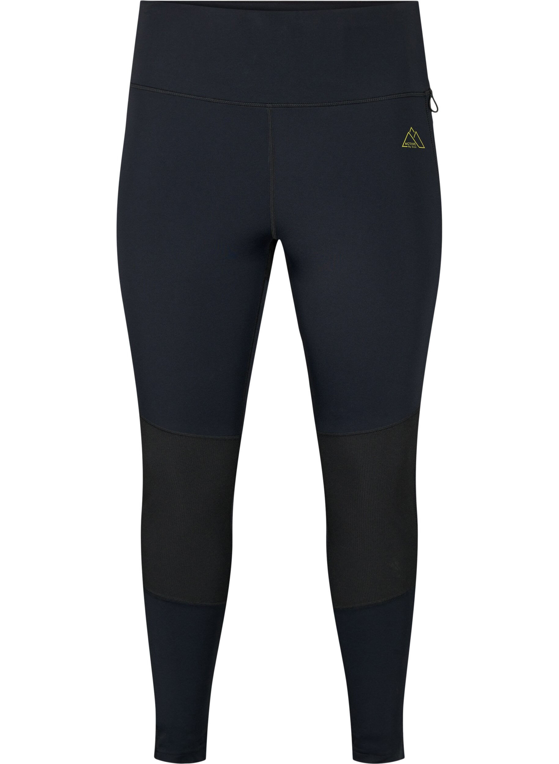 Zizzi Dehnbare und strapazierf&auml;hige Sport-Leggings mit Taschen, Black, Packshot image number 0