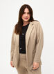 Schlichter Blazer mit Knopfverschluss, Beige, Model image number 0