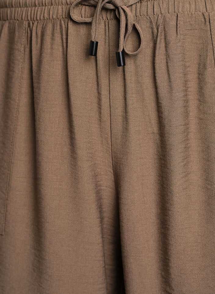 Cargohose mit hoher Taille, Beige, Packshot image number 2