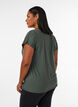 Einfarbiges Trainings-T-Shirt, Gr&uuml;n, Model image number 2