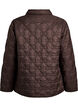 Leicht wattierte Jacke mit dekorativer Steppung, Braun, Packshot image number 1