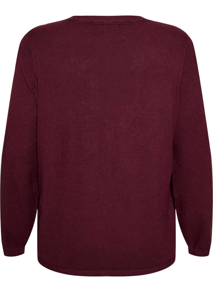 Cardigan mit runden Kn&ouml;pfen, Rot, Packshot image number 1