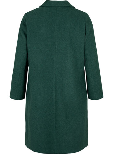 Mantel mit Knöpfen und Taschen, Trekking Green Mel, Packshot image number 1