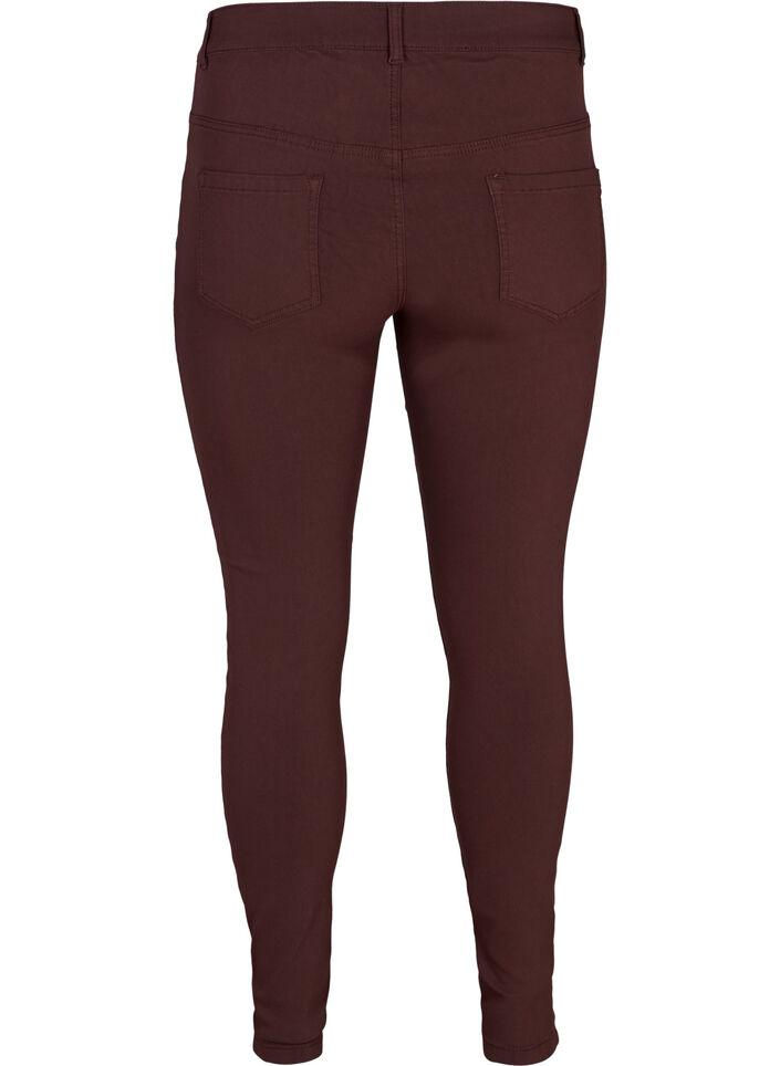 Slim Fit Hose mit Hosentaschen, Dunkles Bordeaux, Packshot image number 1