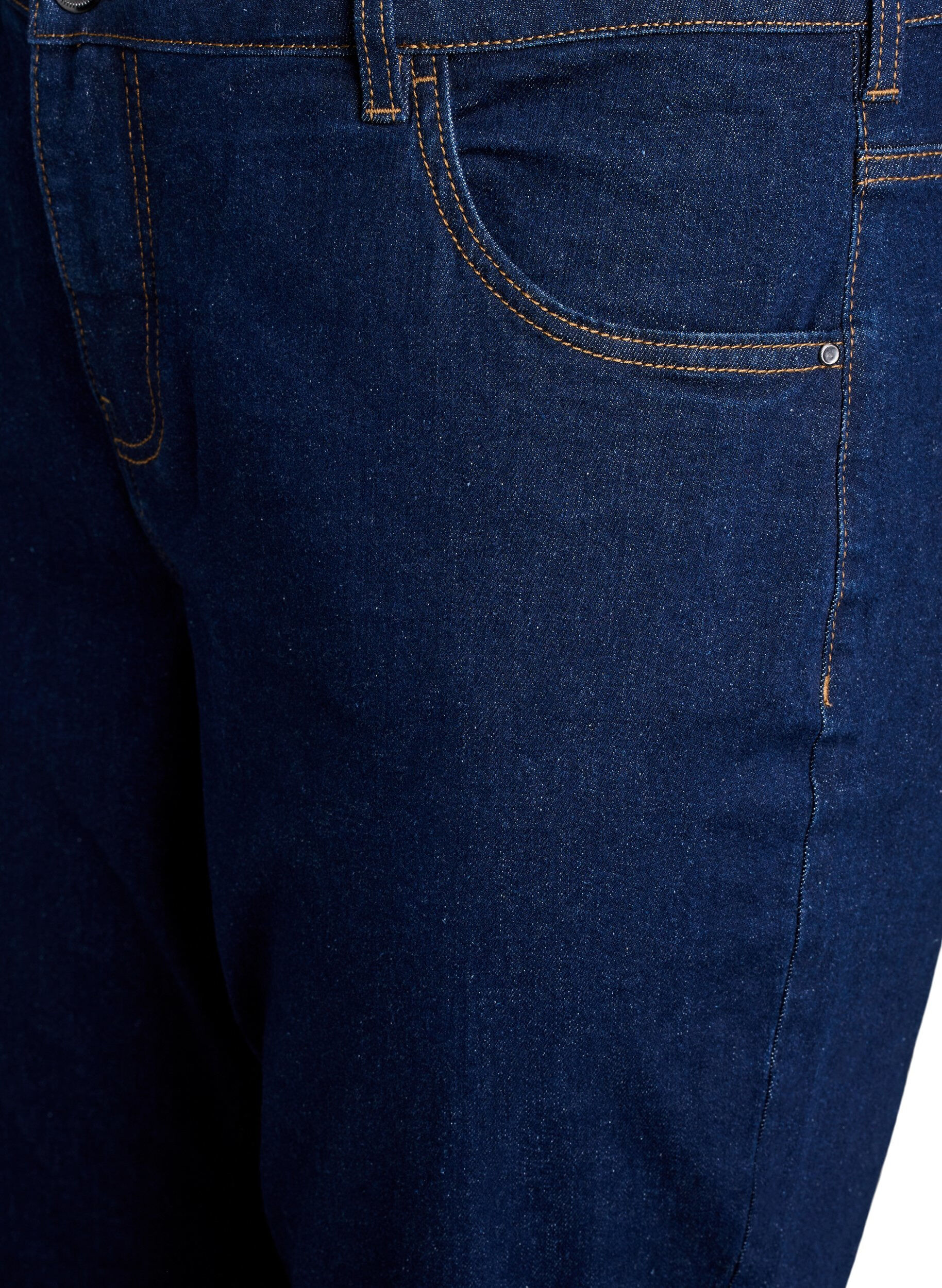 ZizziGek&uuml;rzte Vera Jeans mit geradem Bein, Blau, Packshot image number 2